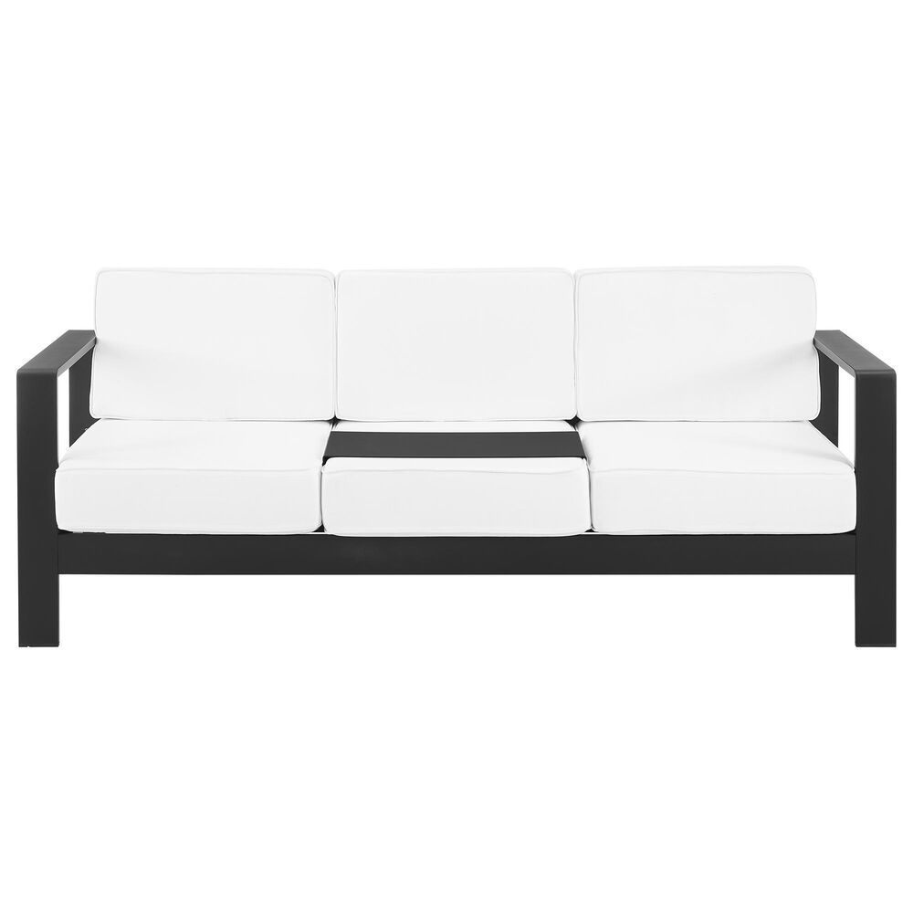 Linon Home Decor Karah 2-Seater Outdoor Sofa in White, , large