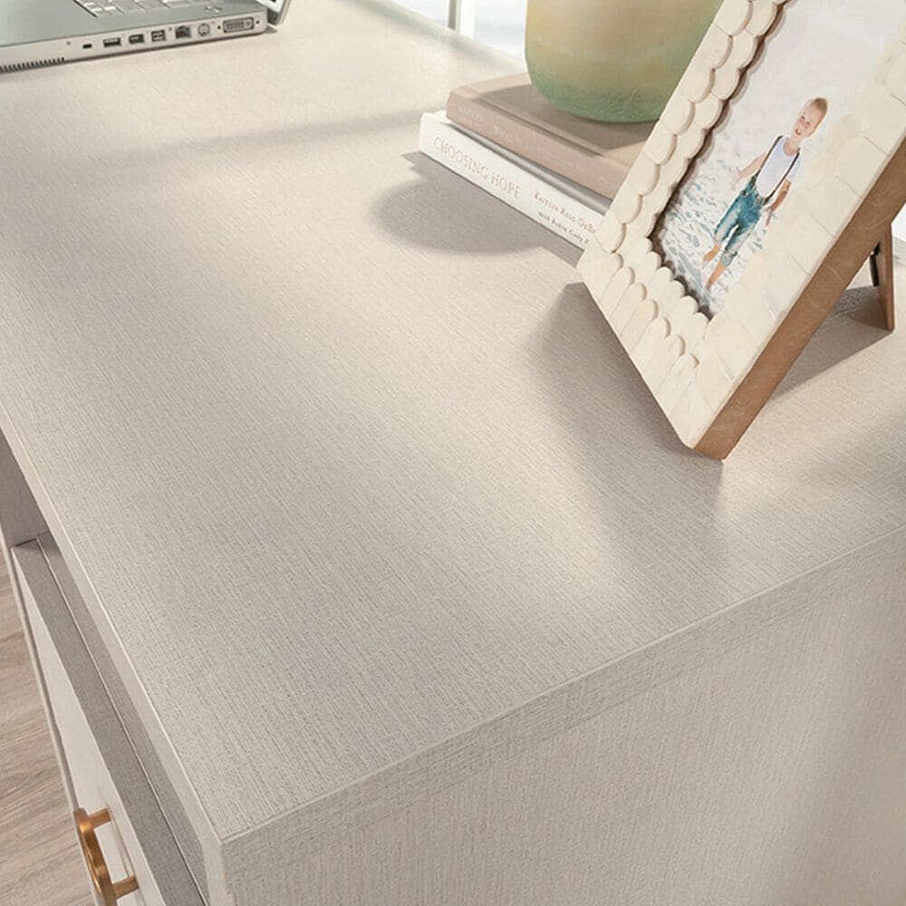 Sauder Grand Coast Writing Desk in Dove Linen, , large