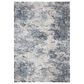 Safavieh Martha Stewart Cosmopolitan Waze Abstract 2"2" x 8" Cream and Blue Runner, , large