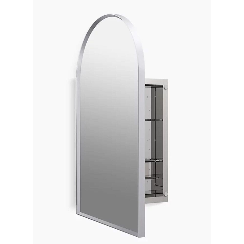 Kohler Verdera 20" x 34" Left-Hinged Arched Framed Medicine Cabinet, , large