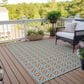 Dalyn Rug Company Marlo 10" x 14" Orange Indoor/Outdoor Area Rug, , large