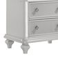 New Heritage Design Stardust 2-Drawer Nightstand in White, , large