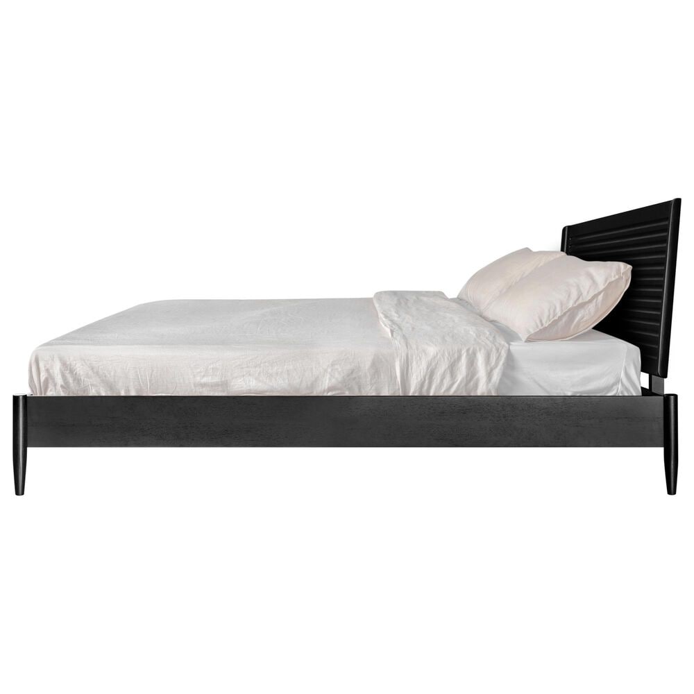 37B Casal King Platform Bed in Black Finish, , large
