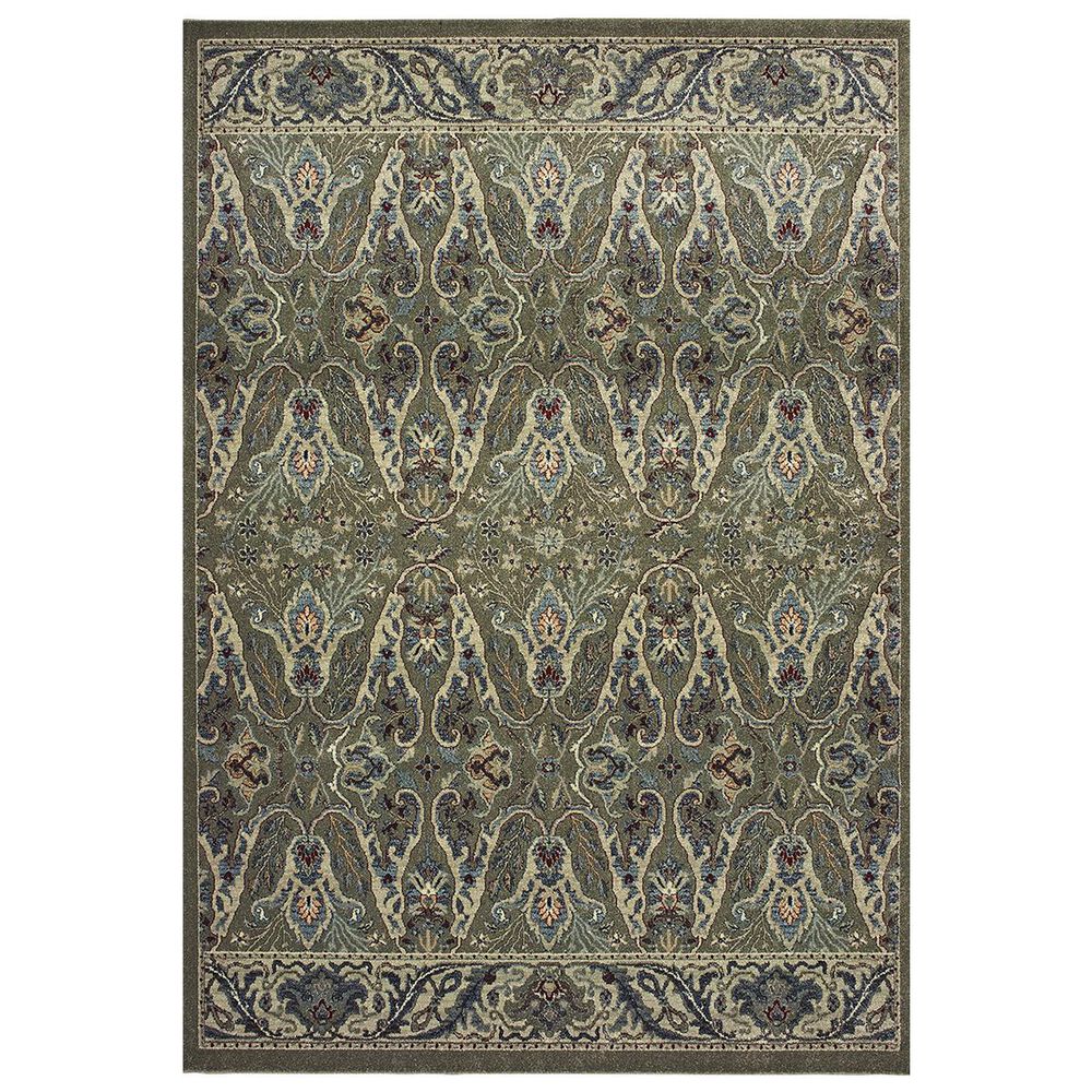 Oriental Weavers Raleigh 655Q5 2"3" x 7"6" Brown and Ivory Runner, , large