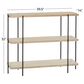 Uma Enterprises Console Table in Beige and Black, , large