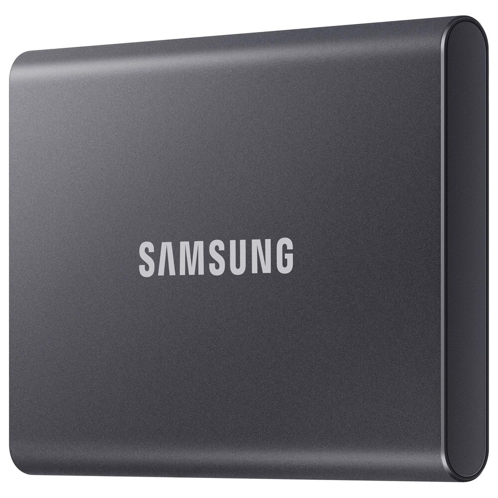 Samsung 1TB T7 Portable SSD in Titan Gray, , large