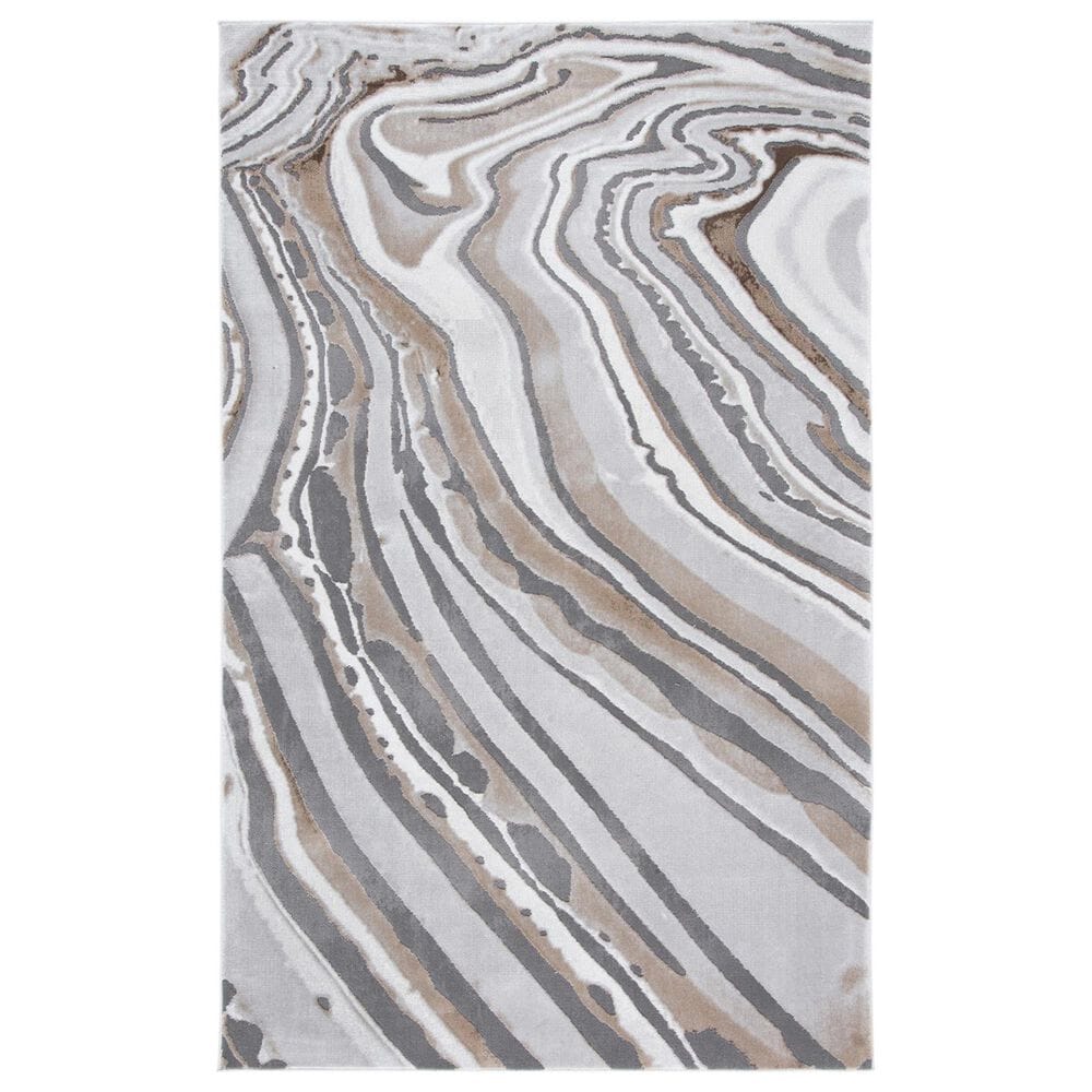 Safavieh Craft CFT843D 5"3" x 7"6" Gold and Grey Area Rug, , large