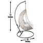 Crystal City Cayden Basket Chair in Charcoal, , large