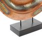 Maple and Jade 30" Round Charger Plate Sculpture in Copper, , large