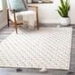 Surya Azalea 10" x 14" Ivory, Black and Gray Indoor/Outdoor Area Rug, , large