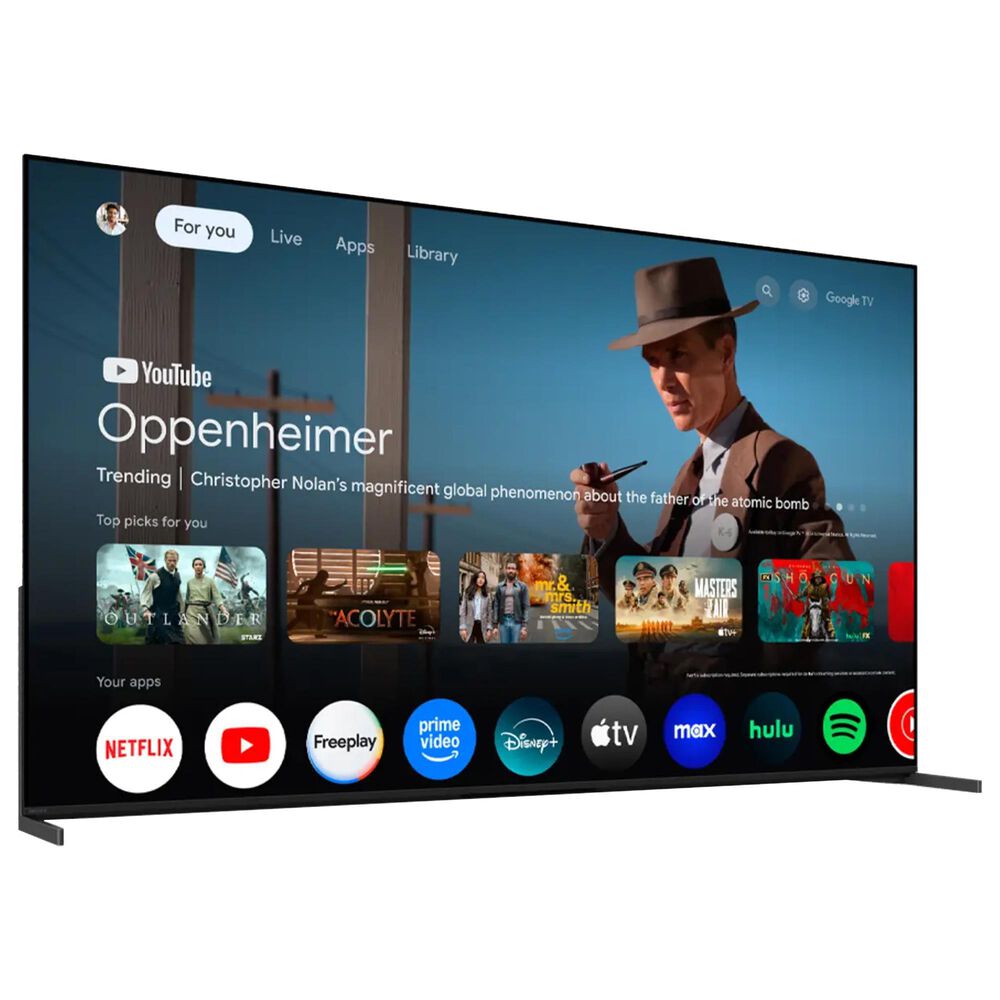 Sony 65" Bravia 8 II Class QD-OLED 4K HDR - Smart Google TV with Theater System 6 in Black, , large