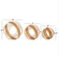 CosmoLiving by Cosmopolitan Contemporary Metal Sculptures in Gold (Set of 3), , large
