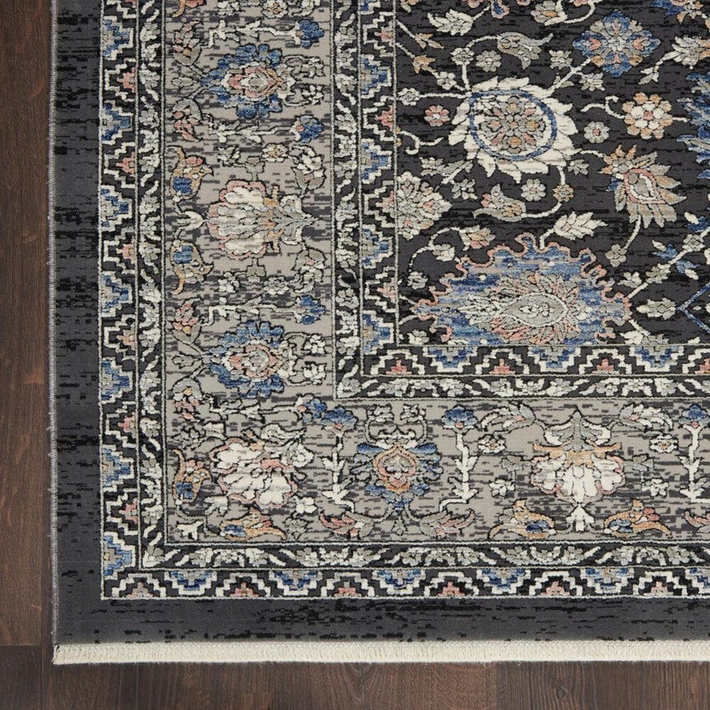 Nourison Starry Nights STN11 9&#39; x 12&#39; Grey and Blue Area Rug, , large