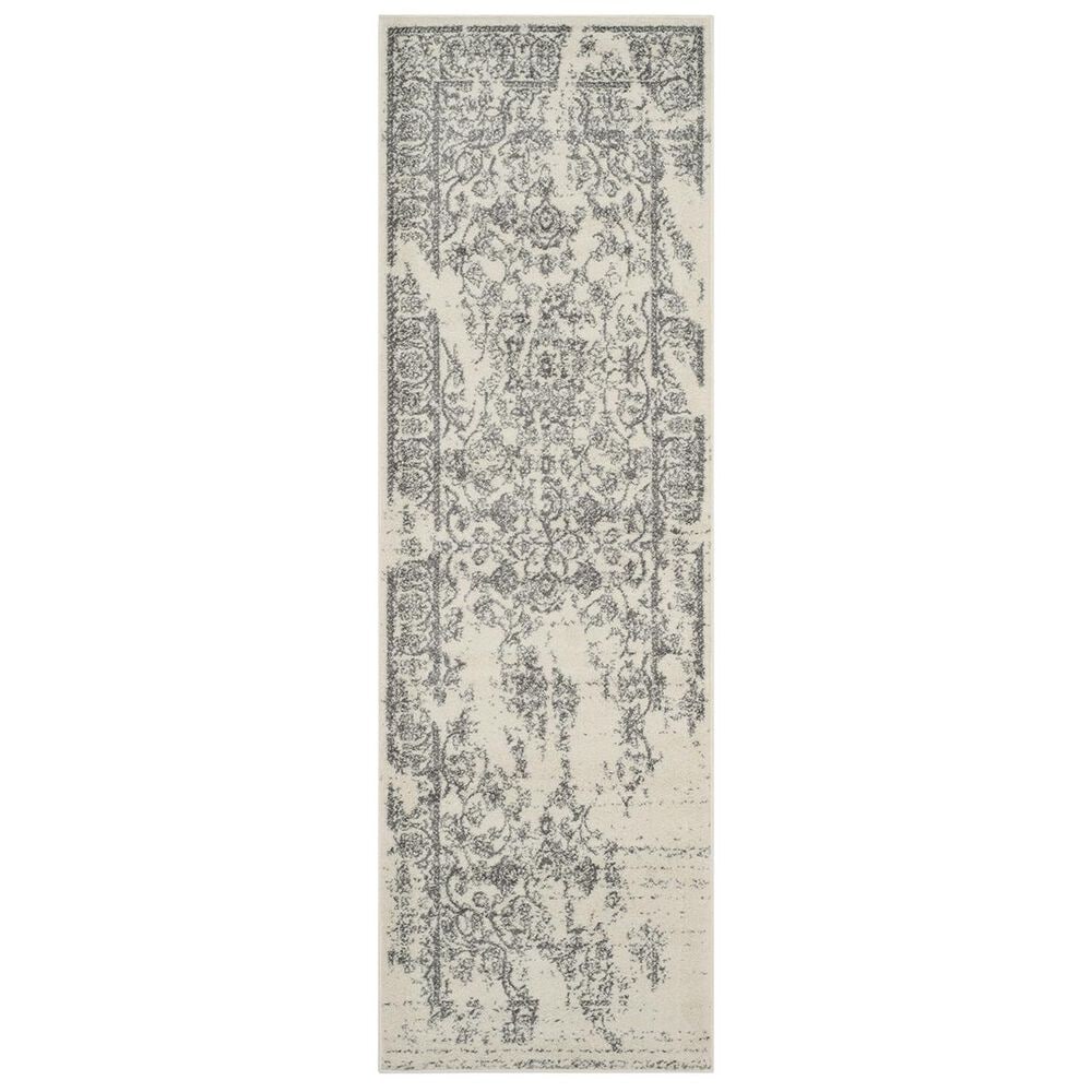 Safavieh Adirondack ADR101B-216 2&#39;6&quot; x 16&#39; Ivory/Silver Runner, , large