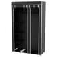 Timberlake Lavish Home Wardrobe Closet Organizer in Black, , large