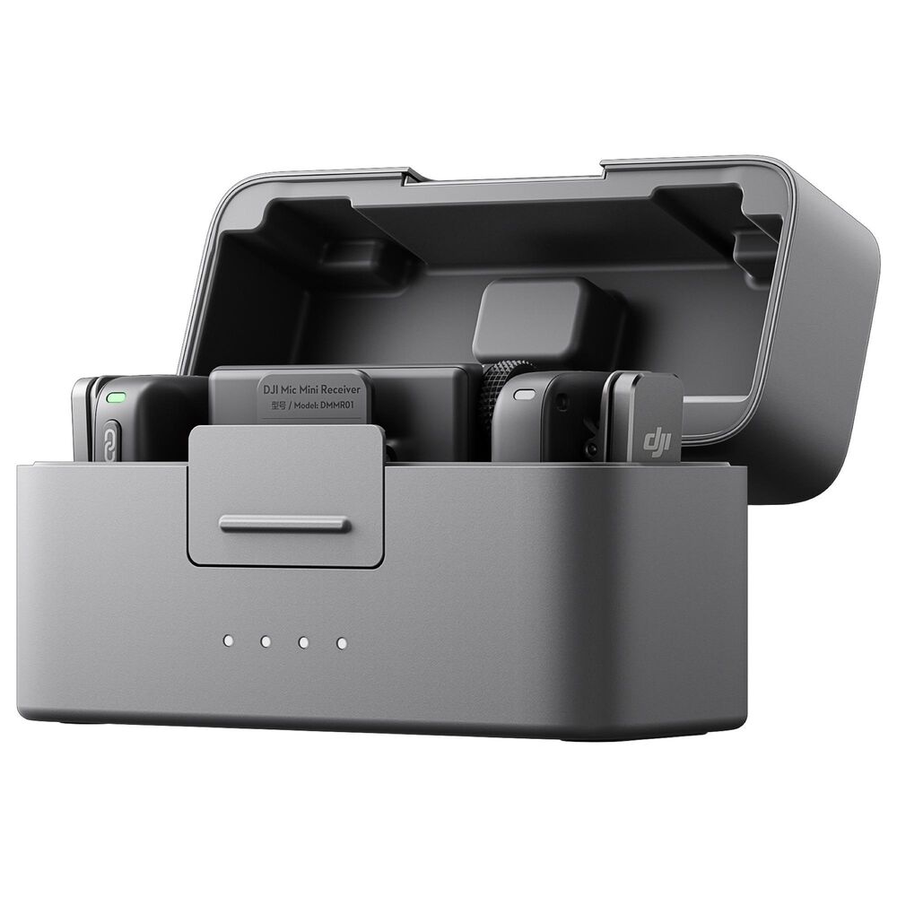DJI Mic Mini (2 TX + 1 RX + Charging Case) in Black, , large
