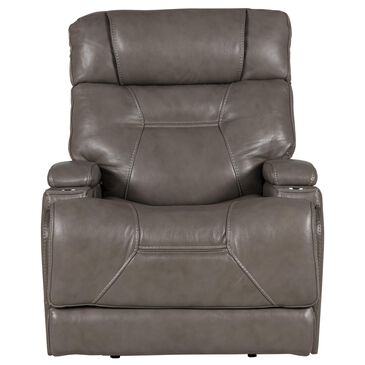 MotoMotion Leather Power Lay Flat Recliner with Headrest and Lumbar in Madison Dove, , large