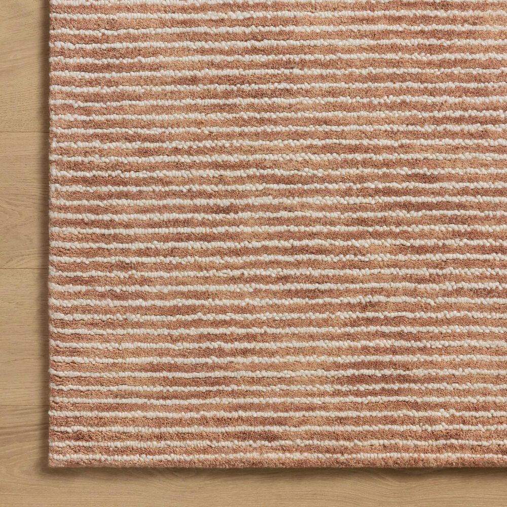 Loloi Sunday Terracotta and Ivory 3&#39;6&quot; x 5&#39;6&quot; Area Rug, , large