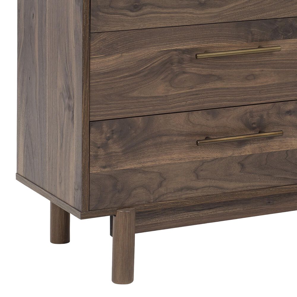 Ashley Calverson 6-Drawer Dresser in Mocha, , large