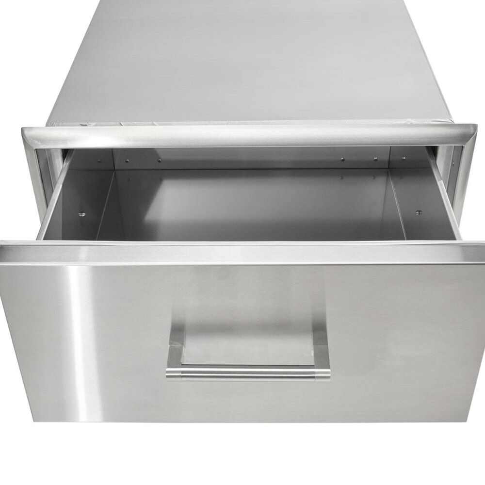 Coyote Outdoor 28&quot; Single Storage Drawer in Stainless Steel, , large