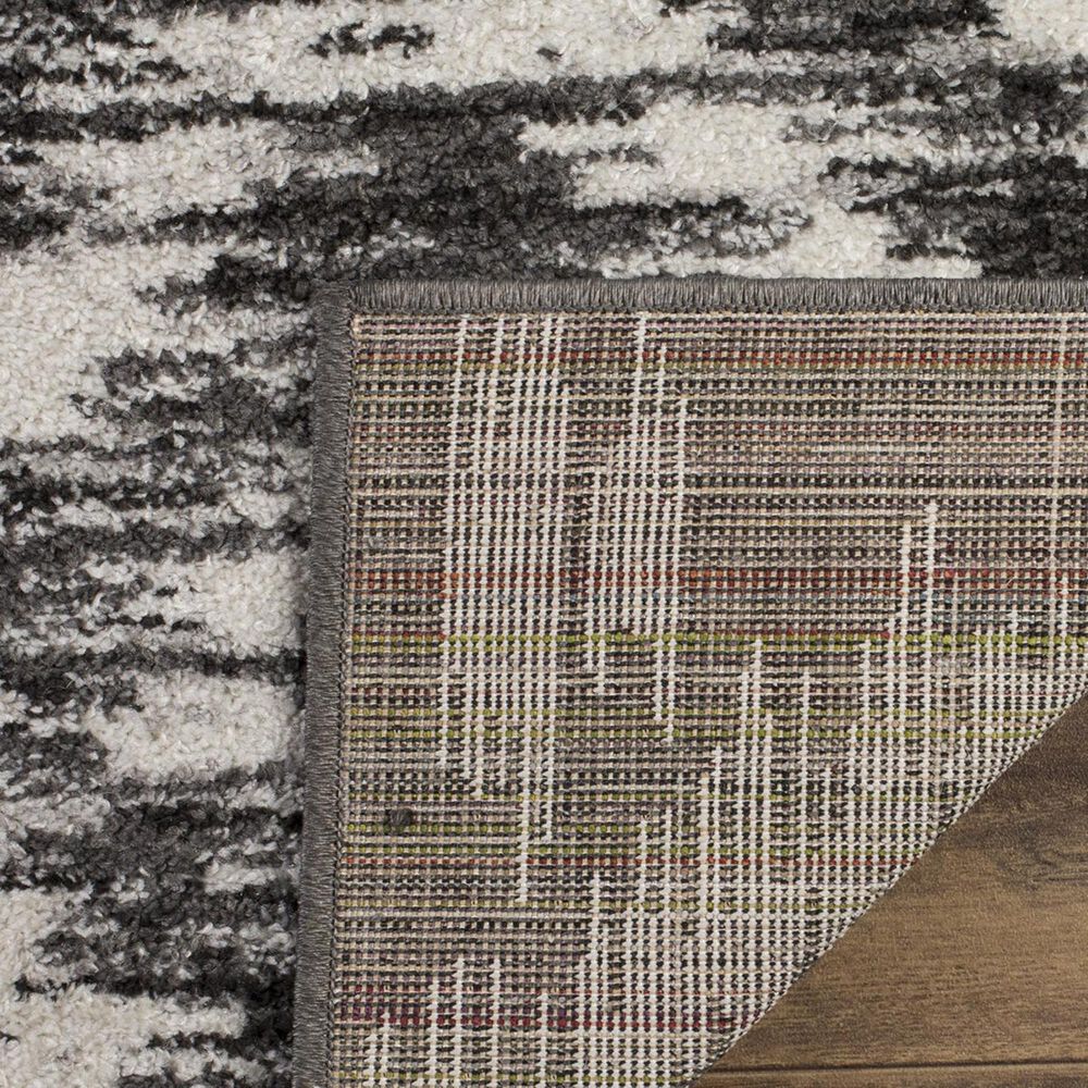 Safavieh Adirondack ADR118R-3 3&#39; x 5&#39; Charcoal/Ivory Area Rug, , large