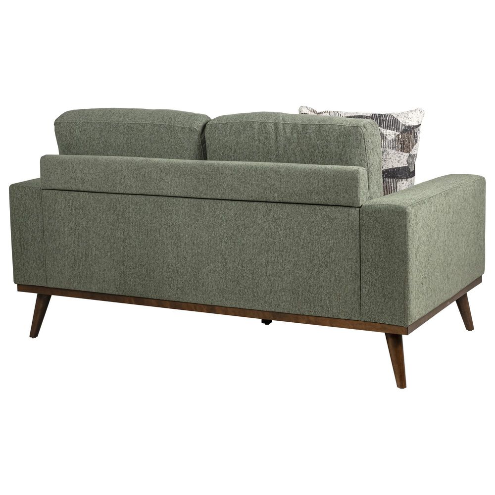 Golden Wave Furniture Heath Stationary Loveseat in Olive, , large