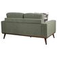 Golden Wave Furniture Heath Stationary Loveseat in Olive, , large