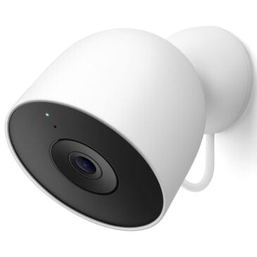 Google Nest Outdoor Smart Security Camera in Snow (2rd Gen), , large
