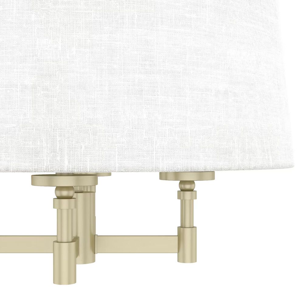 Hunter Briargrove 4-Light Chandelier in Painted Modern Brass, , large