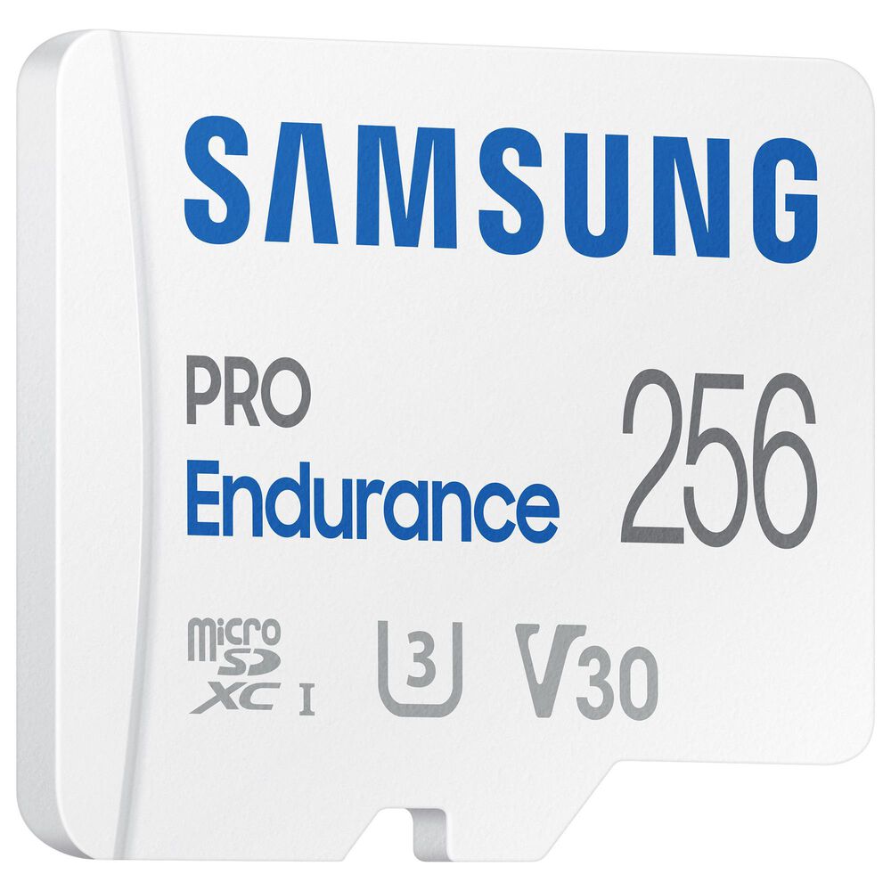 Samsung PRO Endurance microSDXC Memory Card 256GB in White, , large