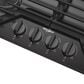 Whirlpool 30" Gas Cooktop with 4 Burner in Black Stainless, , large