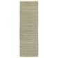 L&R Resources Natural Fiber 2"6" x 7"9" Blue and Green Runner, , large