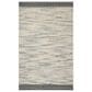 Safavieh Natura 6" x 9" Black and Ivory Area Rug, , large