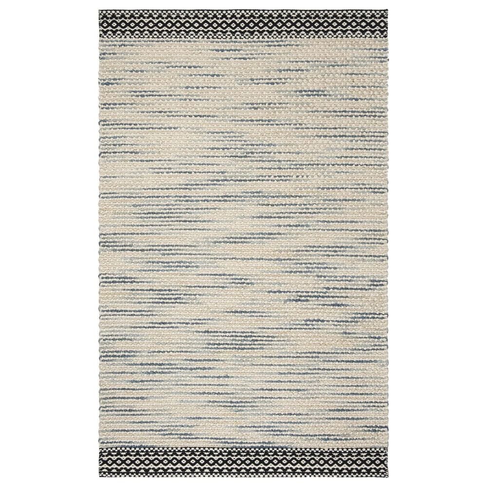 Safavieh Natura 6" x 9" Black and Ivory Area Rug, , large