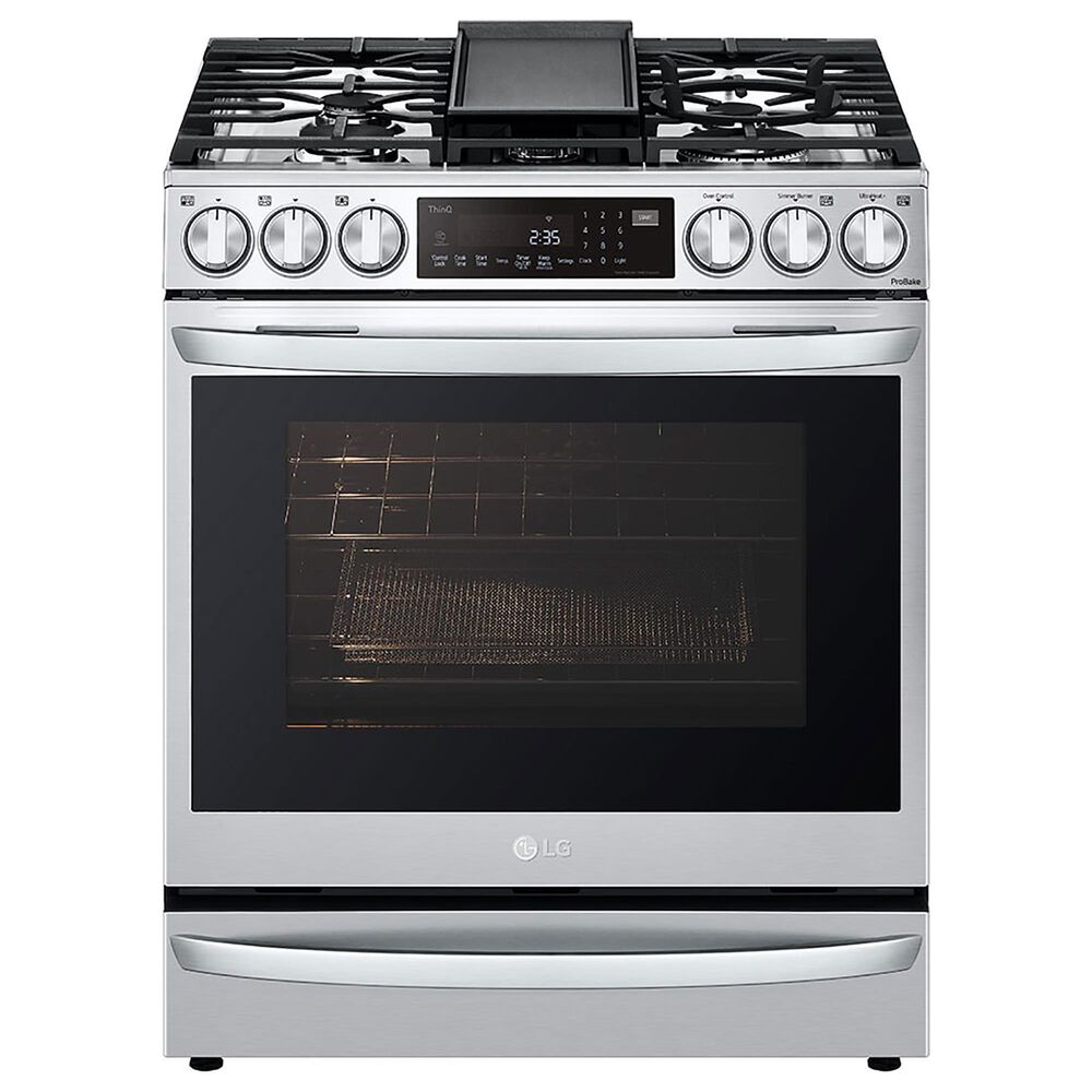 LG 6.3 Cu. Ft. Smart WiFi Enabled ProBake Convection InstaView SlideIn Gas Range with Air Fry