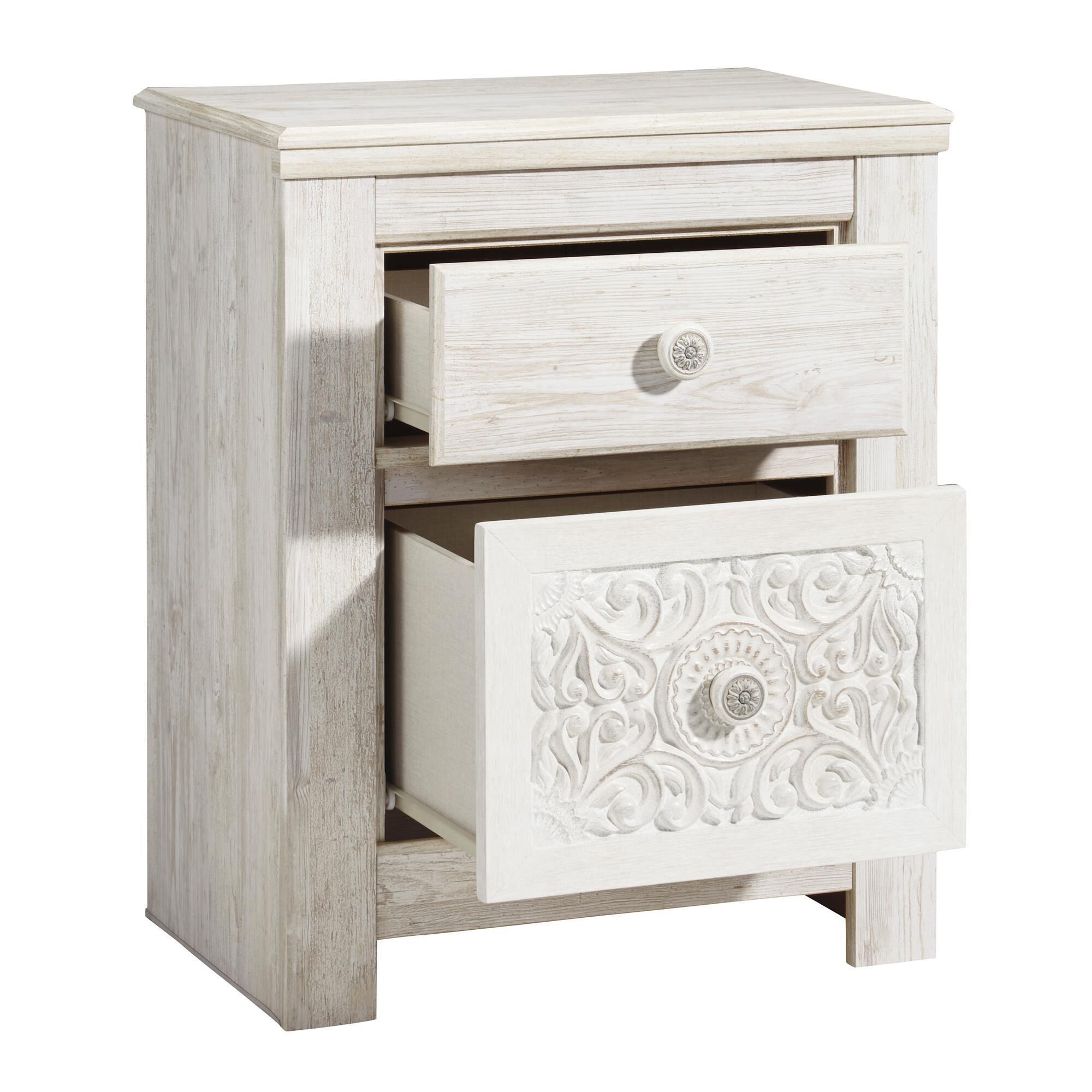 Ashley Paxberry 4-Piece Full Bedroom Set in Whitewash