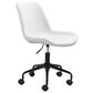 Zuo Modern Byron Office Chair in White and Black, , large