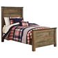 Ashley Trinell 4-Piece Twin Bedroom Set in Brown, , large
