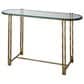 Jamie Young Garrison Console Table in Antique Brass, , large