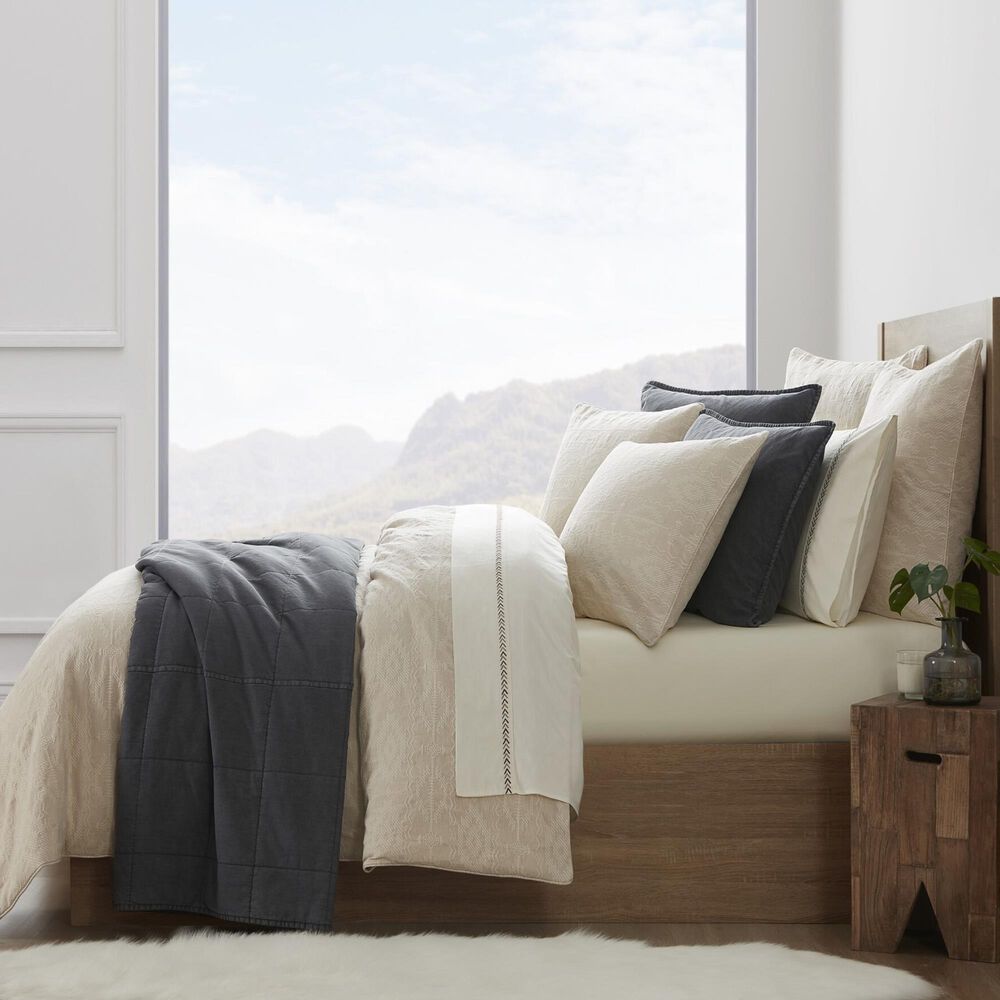 HiEnd Accents Tempe Matelasse 3Piece Super Queen Comforter Set in Sand