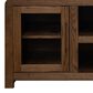 Legends Home Haven 82" TV Stand with Glass Doors in Bourbon, , large