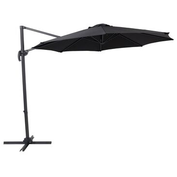 CorLiving 9.5" Black Cantilever Umbrella without Base, , large