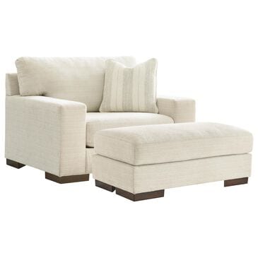 Ashley Maggie Chair and Ottoman in Birch, , large