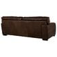 Bordeaux & Co Maxi 4-Piece Stationary Leather Living Room Set in Madison Espresso, , large