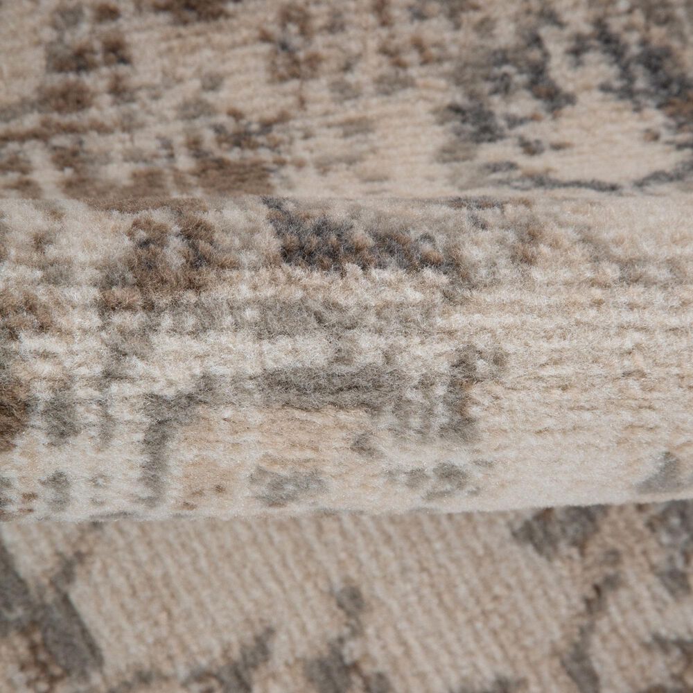 Amer Rugs Alpine 7&#39;10&quot; Round Light Beige Area Rug, , large