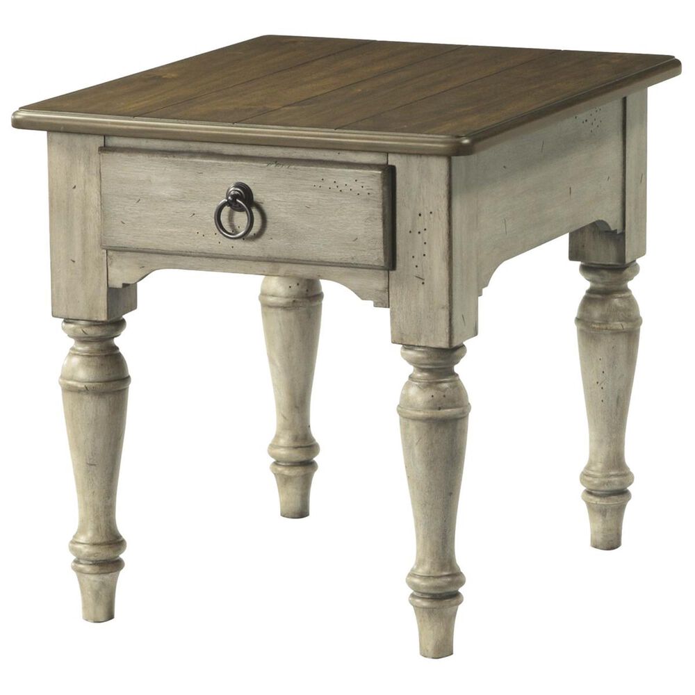 Flexsteel Plymouth End Table in Whitewash, , large