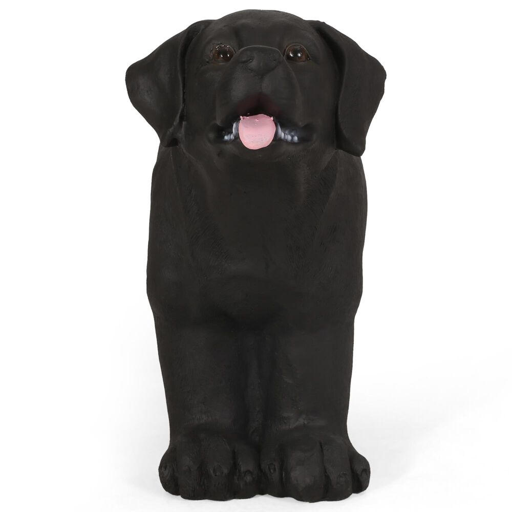 Hearth and Haven Outdoor MGO Dog Bench in Matte Black, , large