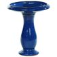 Alfresco Home Mayorca Patio Bird Bath in Snow Blue, , large