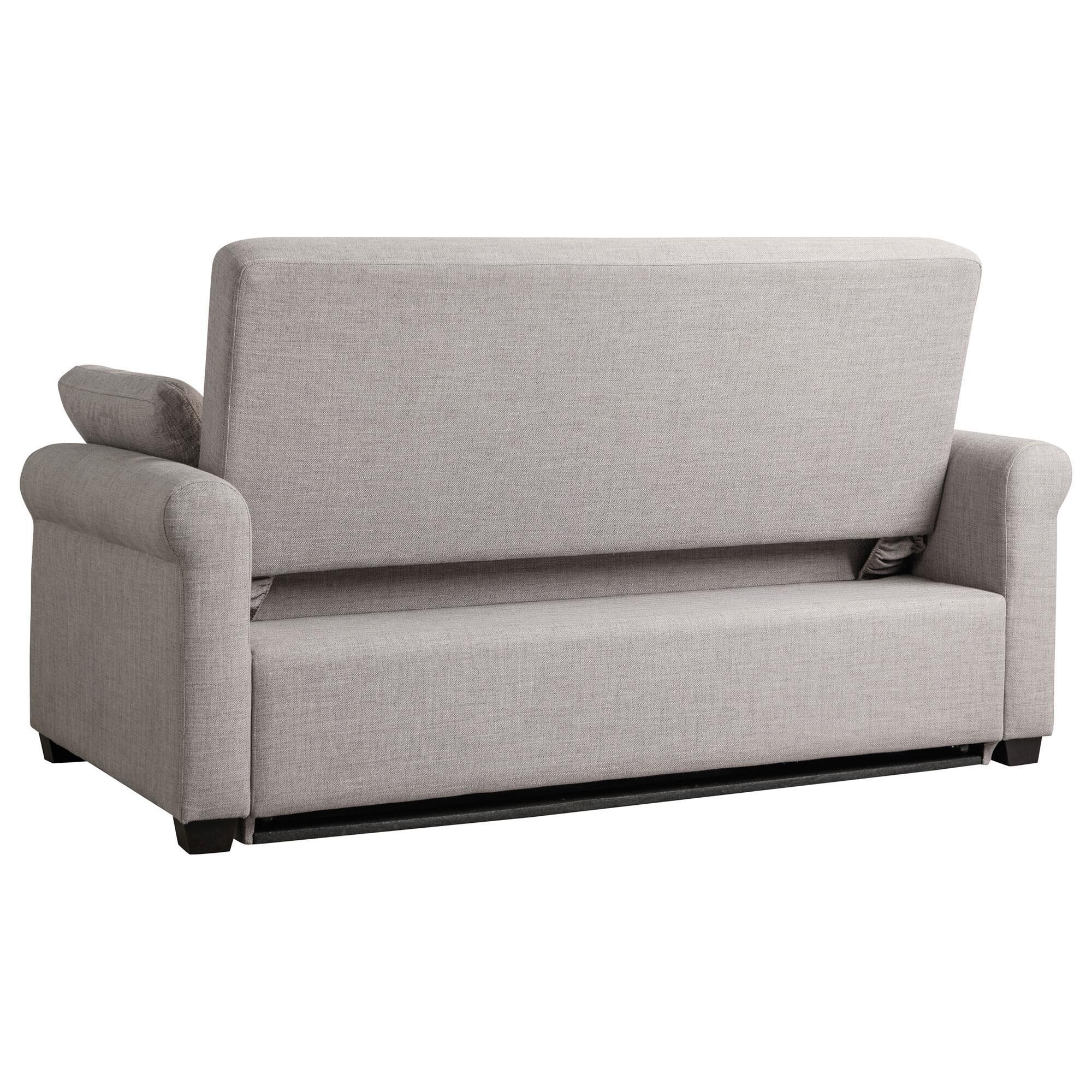 その他 CabCallawayACMEFurnitureDELMAR SOFA3P Serta Hampton Queen Convertible Sofa in Steel