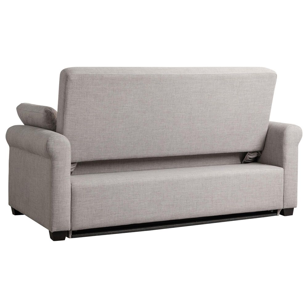 Lifestyle Solutions Hampton Queen Convertible Sofa in Steel, , large